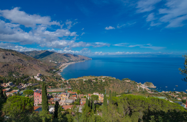 Taormina, Theater, Landschaft, Meer