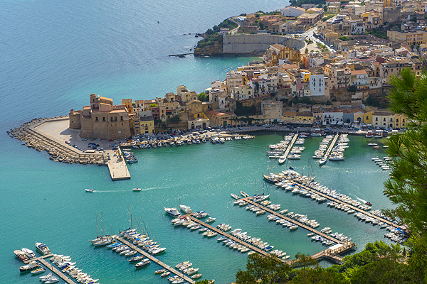 Castelammare del Golfo Aussicht Hafen