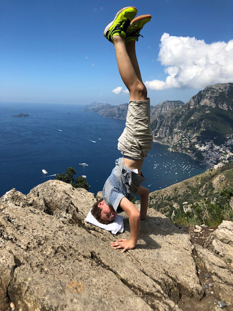 A Manfred B I tre Ulivi Blick auf Positano