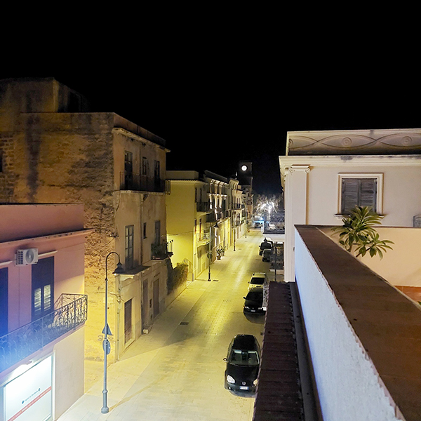Main street view night